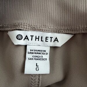 Athleta Venice Cargo Wide Leg Pants in Cream